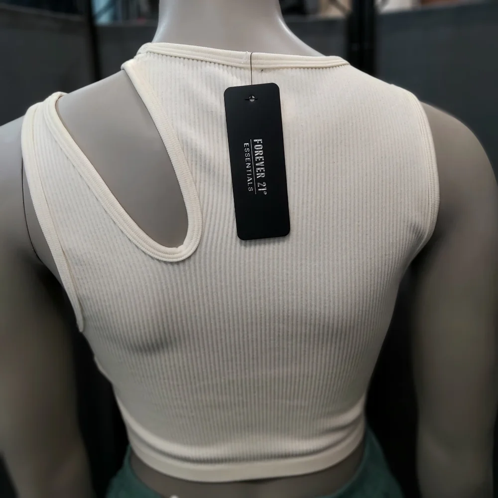 Forever 21 Cropped Ribbed Tank Top - Picture 6 of 9